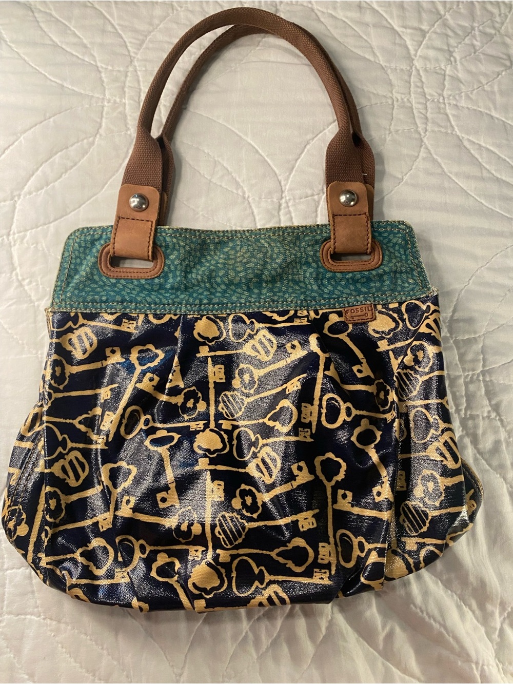 VINTAGE Fossil Key-per Purse 👜✨